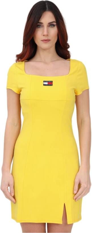 Tommy Hilfiger Dresses Yellow Geel Dames