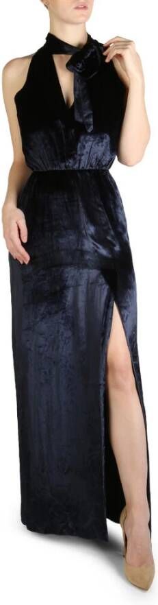 Tommy Hilfiger Long Dress Blauw Dames