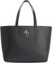 Tommy Hilfiger Elegante zwarte schoudertas met contrastdetails Black Dames - Thumbnail 1