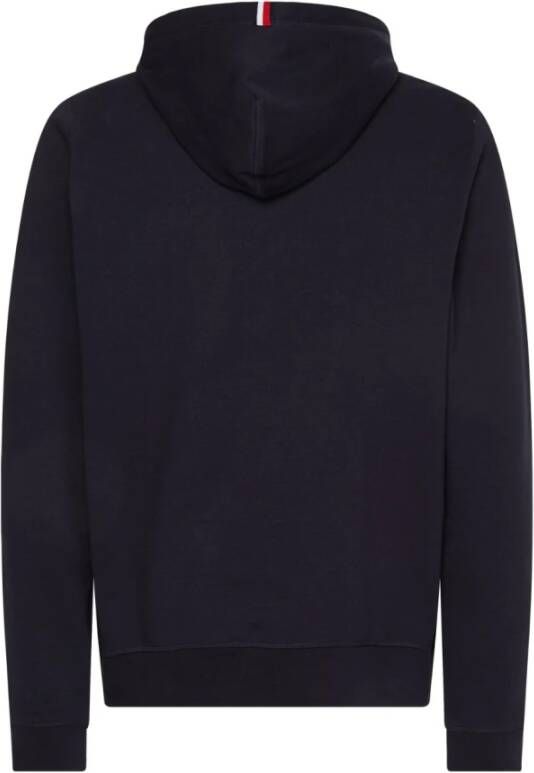 Tommy Hilfiger Essentiële monogram hoodie woestijnhemel Blauw Heren
