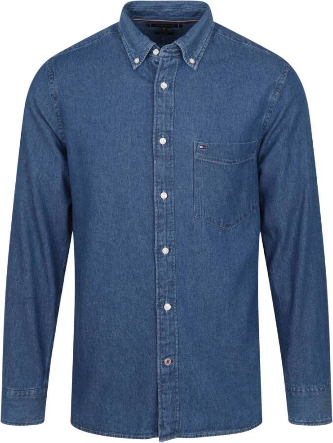 Tommy Hilfiger overhemd blauw Mw0Mw28313 1CW Blauw Heren
