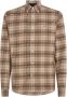 Tommy Hilfiger Geborstelde Tommy Tartan Overhemd met Lange Mouwen Brown Heren - Thumbnail 2