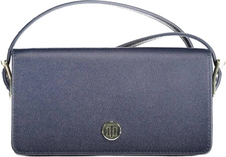 Tommy Hilfiger Blauwe Verstelbare Schoudertas met Zakken Blue Dames