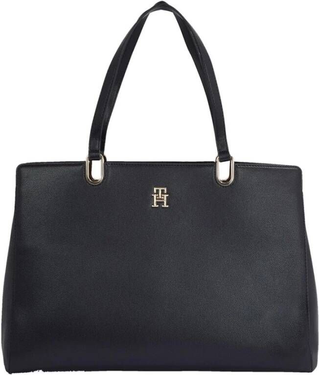 Tommy Hilfiger Stijlvolle en praktische boodschappentas Aw0Aw14491 Blue Dames