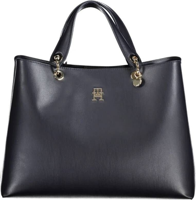Tommy Hilfiger Blauwe Elegante Handtas met veelzijdige handvatten Blue Dames