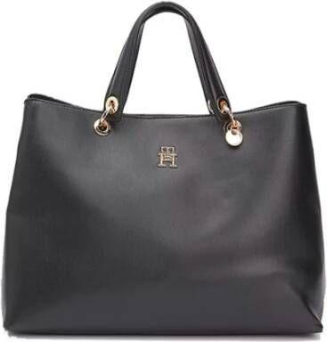 Tommy Hilfiger Verwijderbare Handtas met Meerdere Compartimenten Zwart Dames - Foto 3