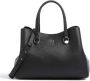 Tommy Hilfiger Zwarte polyester handtas met 2 handvatten en verstelbare schouderband Zwart Dames - Thumbnail 4