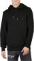 Tommy Hilfiger Sweatshirt van Katoenmix met Vaste Capuchon Black - Thumbnail 1