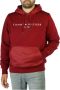 Tommy Hilfiger Heren Sweatshirt met capuchon en polar fleece voering Red Heren - Thumbnail 1