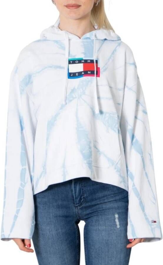 Tommy Hilfiger Jeans Women& Multicolor Sweatshirt Blauw Dames