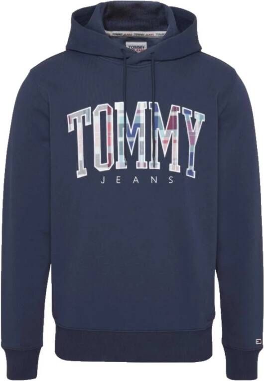 Tommy Hilfiger Tartan Reg Sweatshirt Tommy Jeans Blue Heren