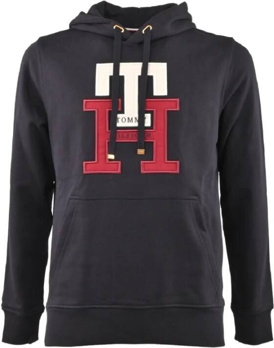 Tommy Hilfiger Hoodie met labelstitching model 'LUX MONOGRAM HOODY'