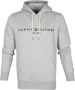 Tommy Hilfiger Grijze Trui Effen Katoenmix NorHeren Pasvorm Gray Heren - Thumbnail 4