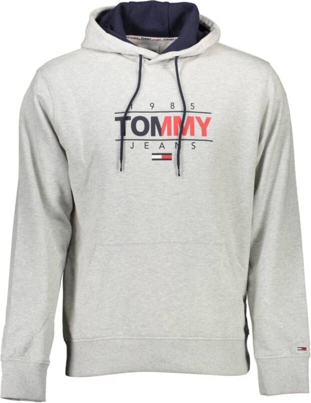 Tommy Jeans TJM Essential Hoodie Grijs Heren