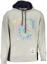 Tommy Hilfiger Grijze Katoenen Trui met Capuchon en Print Gray Heren - Thumbnail 1