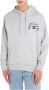 Tommy Hilfiger Reg Arched Logo Hoodie Gray Heren - Thumbnail 1