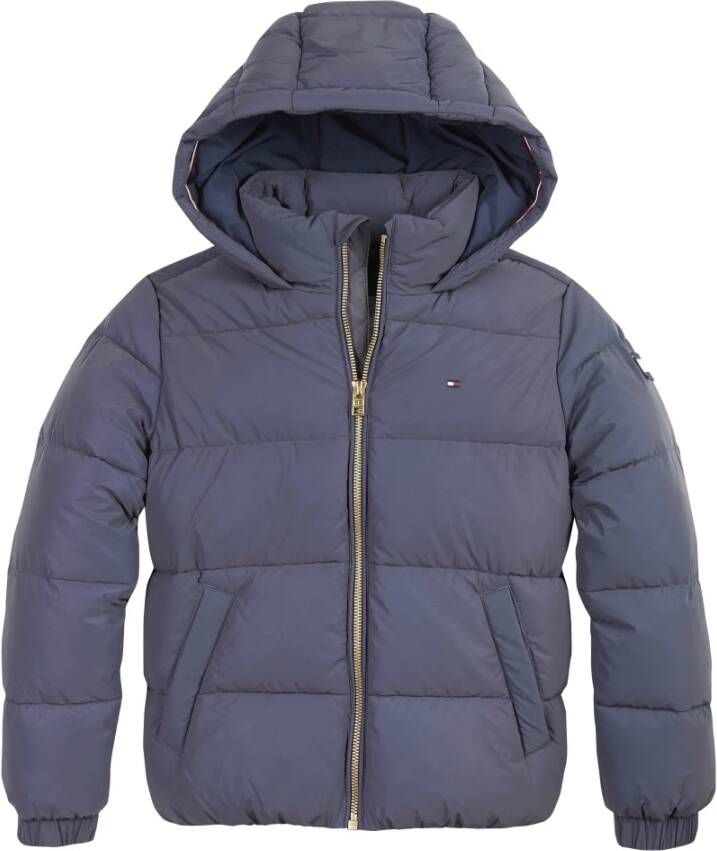 Tommy Hilfiger Icons Unicorn Reflective Puffer Blauw Unisex