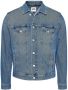 Tommy Hilfiger Blauwe Katoenen Denim Jack met Logo Blue Heren - Thumbnail 1