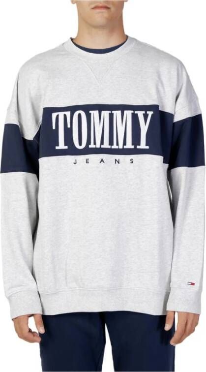 Tommy Jeans Sweatshirt in colour-blocking-design model 'REG AUTHENTIC BLOCK'