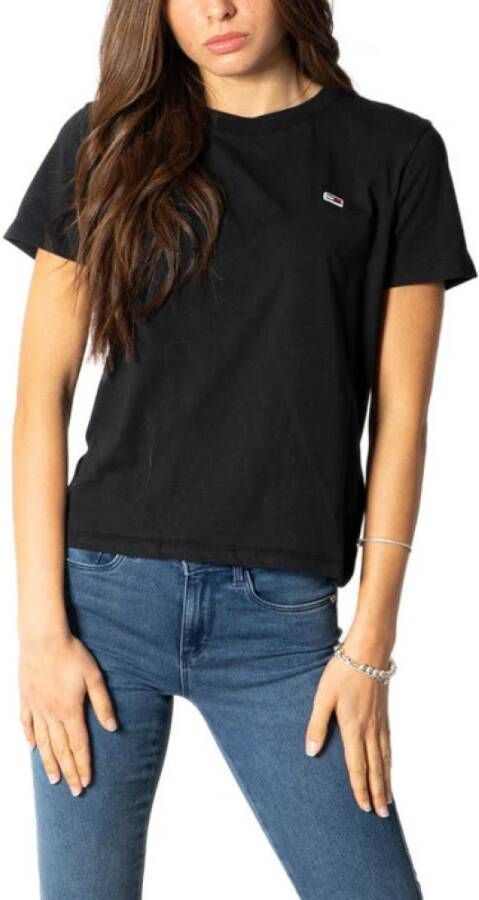 TOMMY JEANS Shirt met ronde hals TJW REGULAR JERSEY C NECK met -merklabel op borsthoogte - Foto 3