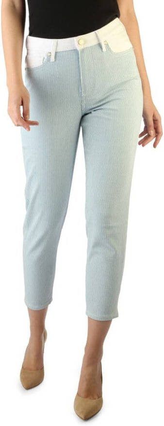 Tommy Hilfiger Gestreepte Regular Fit Jeans Blue Dames