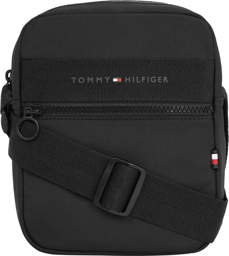 Tommy Hilfiger Zwarte Reportertas Horizon Mini Reporter