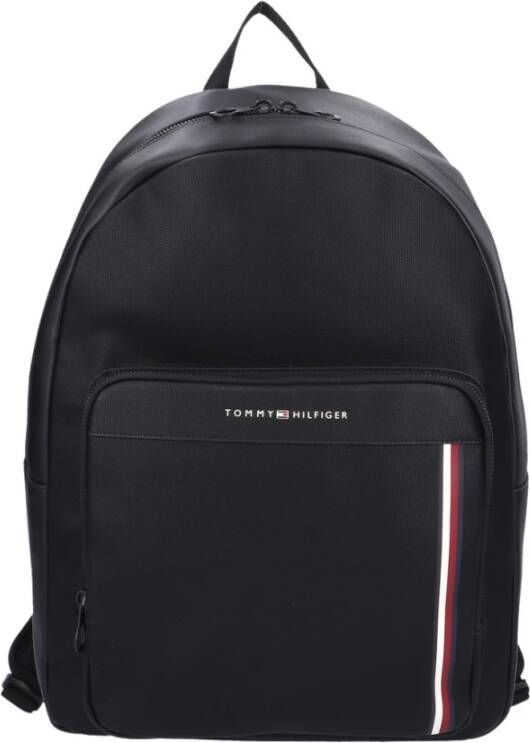 Tommy Hilfiger Zwarte Pique Rugzak Black Heren