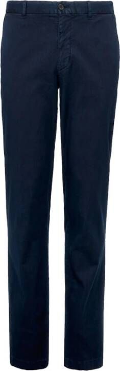 Tommy Hilfiger Leather Trousers Blauw Heren