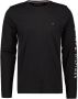 Tommy Hilfiger Heren T-shirt met lange mouwen en lettering Black Heren - Thumbnail 2