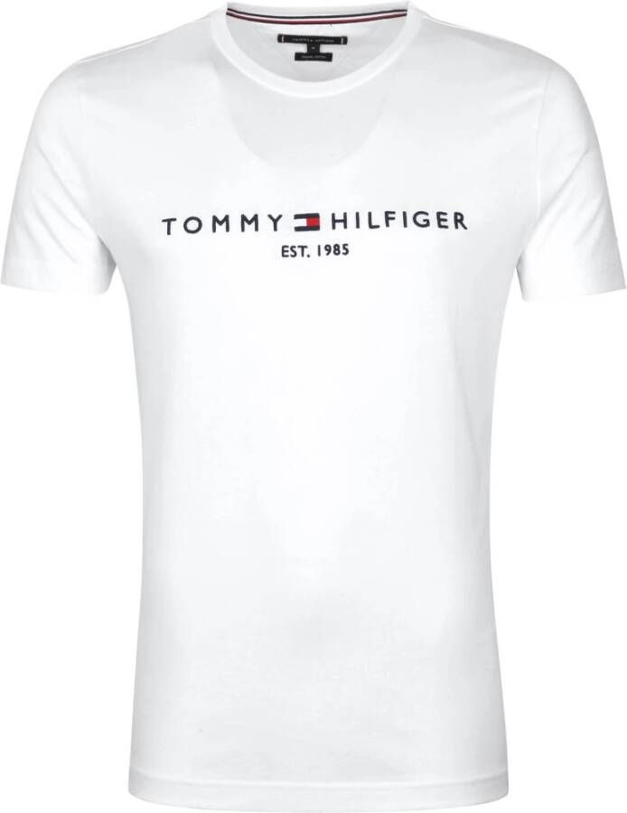 Tommy Hilfiger Wit Print T-shirt Mannen Herfst Winter White Heren - Foto 11