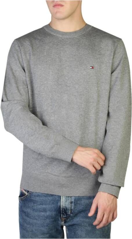 Tommy Hilfiger Hoogwaardige sweatshirt voor heren Mw0Mw21316 Gray Heren