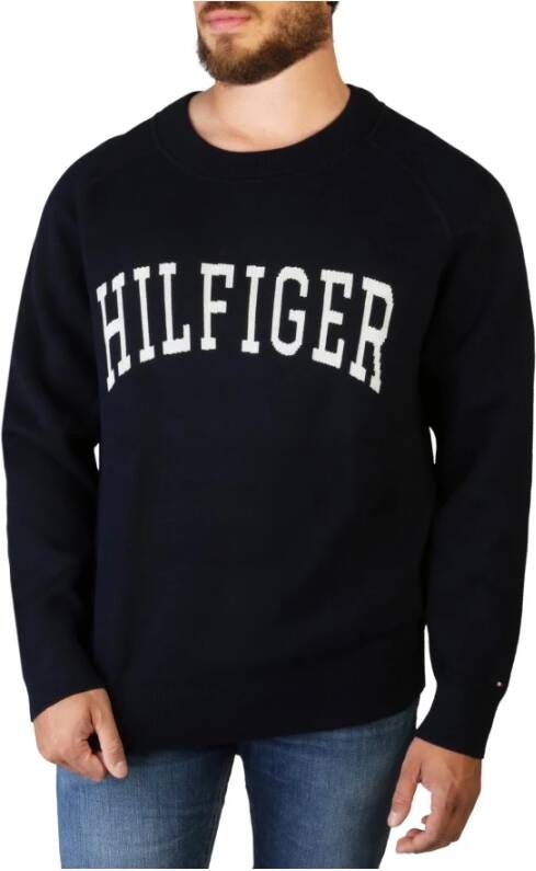 Tommy Hilfiger Men's Sweater Blauw Heren