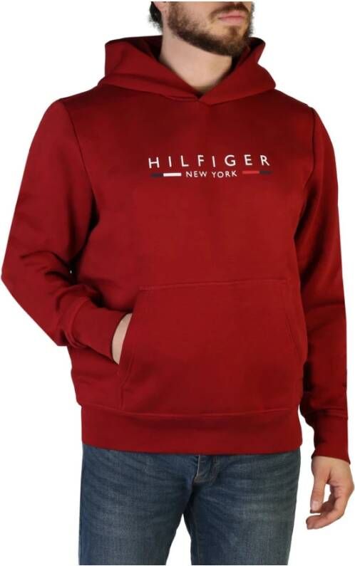 Tommy Hilfiger Veelzijdige en stijlvolle heren sweatshirt Mw0Mw29301 Red Heren - Foto 3