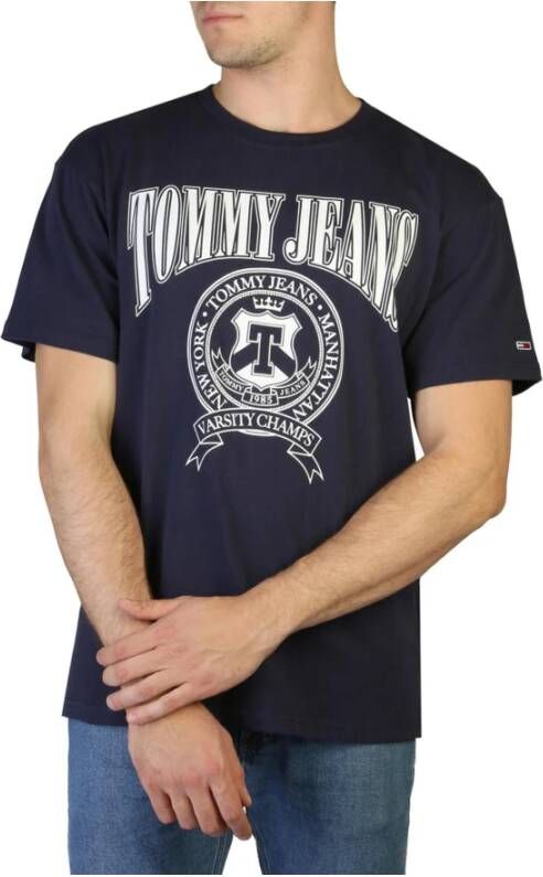 Tommy Hilfiger Men's T-shirt Blauw Heren
