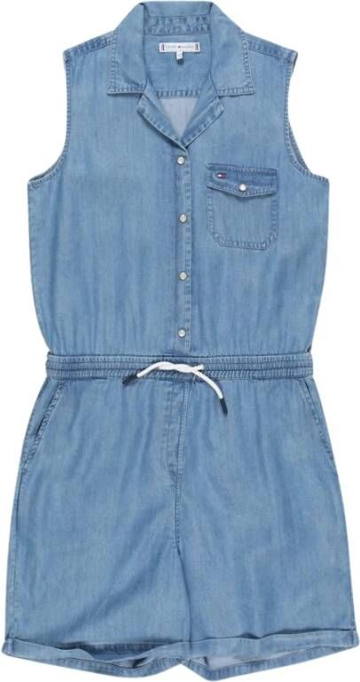 Tommy Hilfiger Mono Jumpsuit Blauw Dames