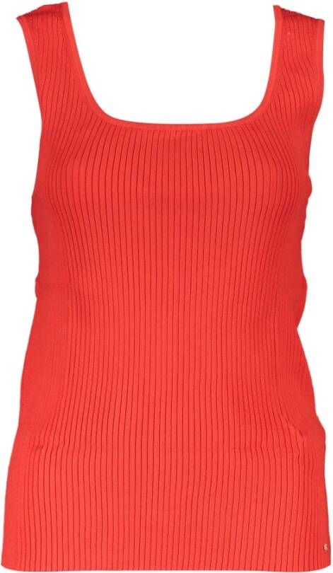 Tommy Hilfiger Sleeveless Tops Red Dames