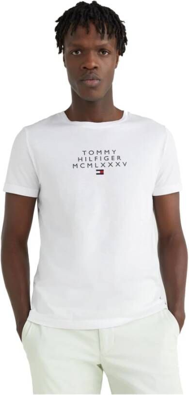 Tommy Hilfiger Mw0Mw24964Ybr T-shirt White Heren