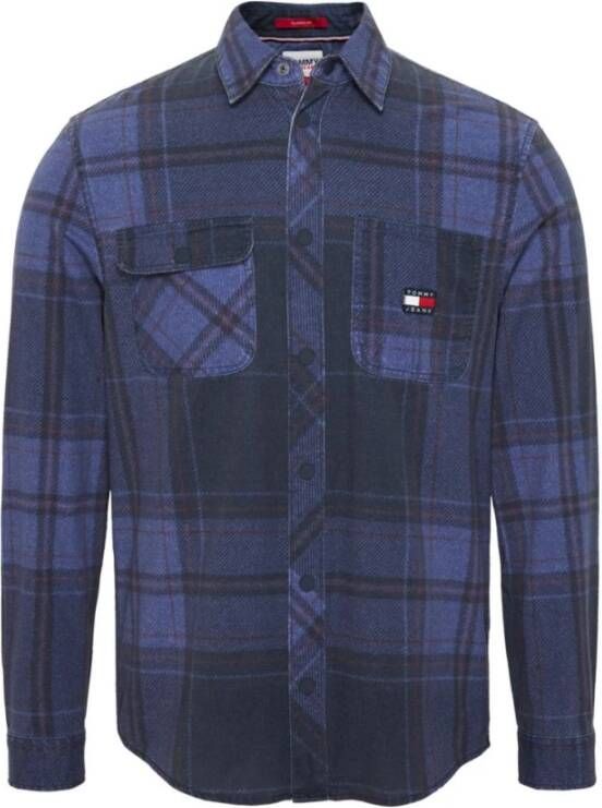 Tommy Hilfiger Normaal shirt Blauw Heren