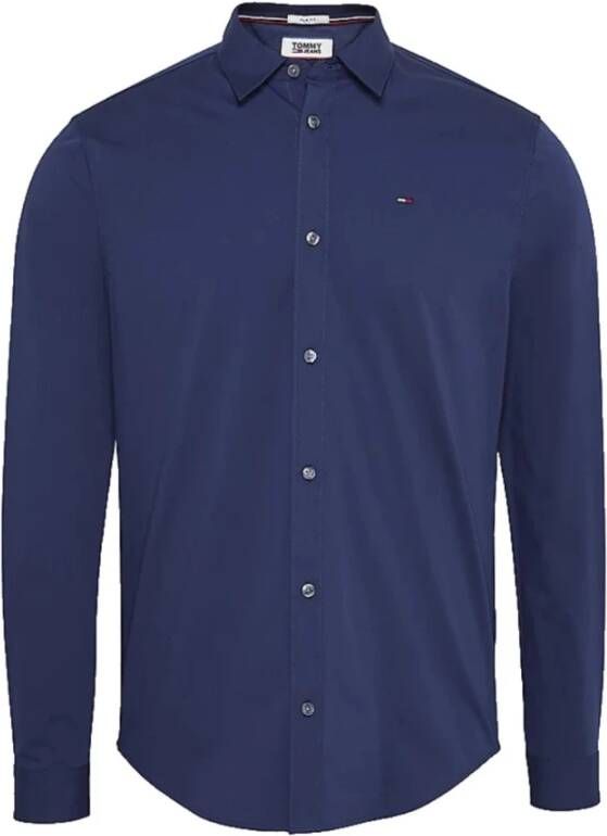 Tommy Hilfiger Origineel Casual overhemd Blauw Heren