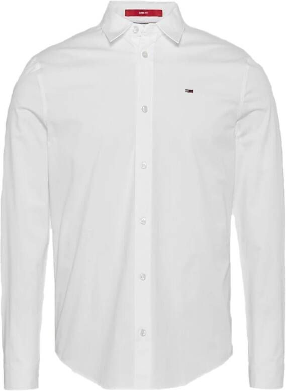 TOMMY JEANS Overhemd met lange mouwen Sabim Stretch Hemd Shirt Stretch shirt premium slim fit met elastaan - Foto 17