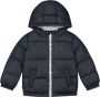 Tommy Hilfiger Donkerblauwe Baby Branded Zip Puffer - Thumbnail 5