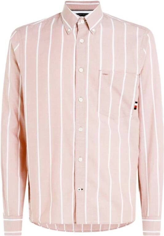 Tommy Hilfiger Overhemd lange mouw Roze Heren
