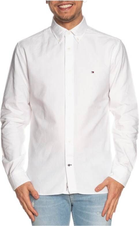 Tommy Hilfiger Witte Overhemden voor Heren White Heren
