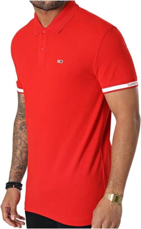 Tommy Hilfiger Polo Shirt Rood Heren
