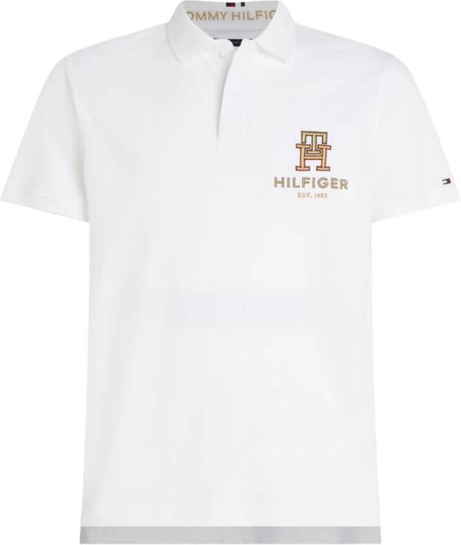 Tommy Hilfiger Polo Shirt Wit Heren