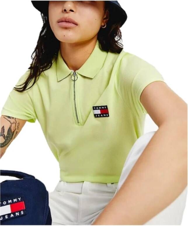 Tommy Hilfiger Polo Shirts Groen Dames