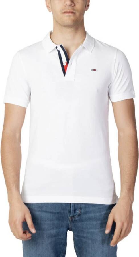 Tommy Jeans Tommy Hilfiger Jeans Men's Polo Wit Heren
