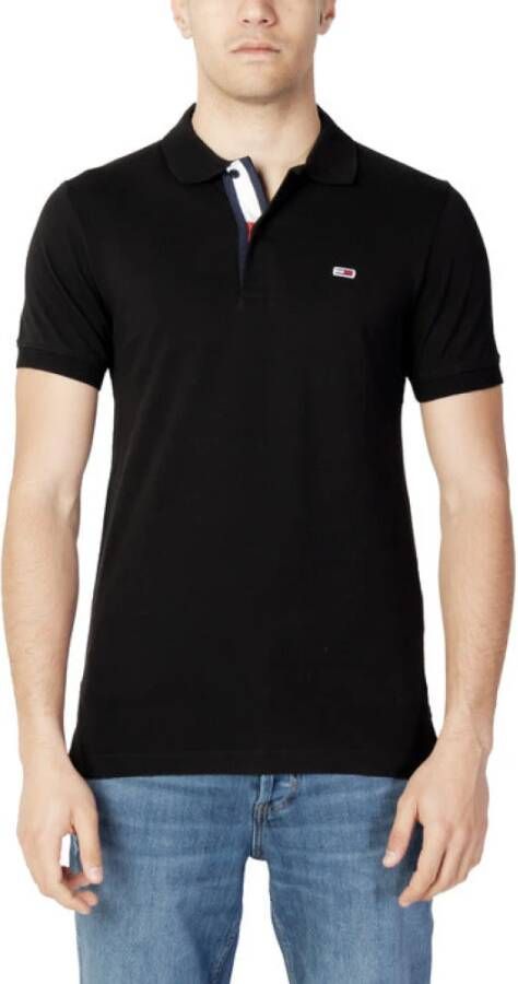 Tommy Hilfiger Polo Shirts Zwart Heren