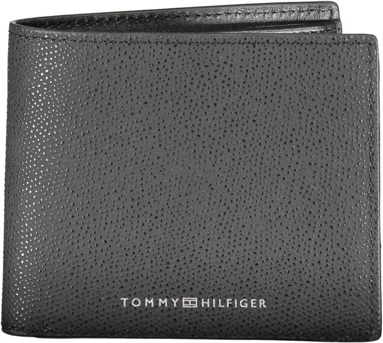 Tommy Hilfiger Heren Portemonnee Zwart Contrast Details Black Heren