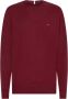 TOMMY HILFIGER Heren Truien & Vesten Pima Org Ctn Cashmere Crew Neck Bordeaux - Thumbnail 2